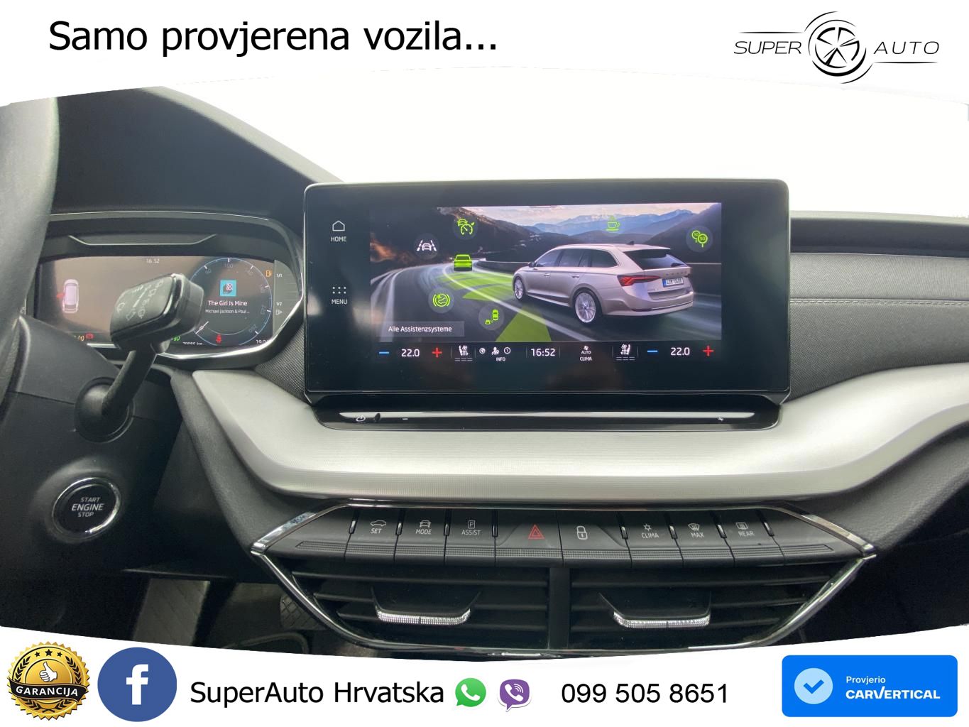Škoda Octavia Combi 2.0 TDI (150 KS) 4x4 DSG LED+GR SJED+ACC