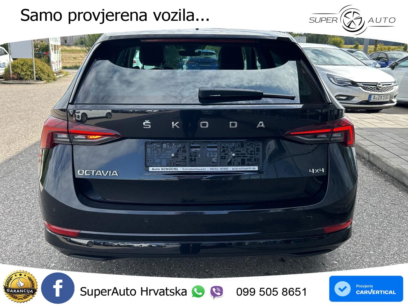 Škoda Octavia Combi 2.0 TDI (150 KS) 4x4 DSG LED+GR SJED+ACC