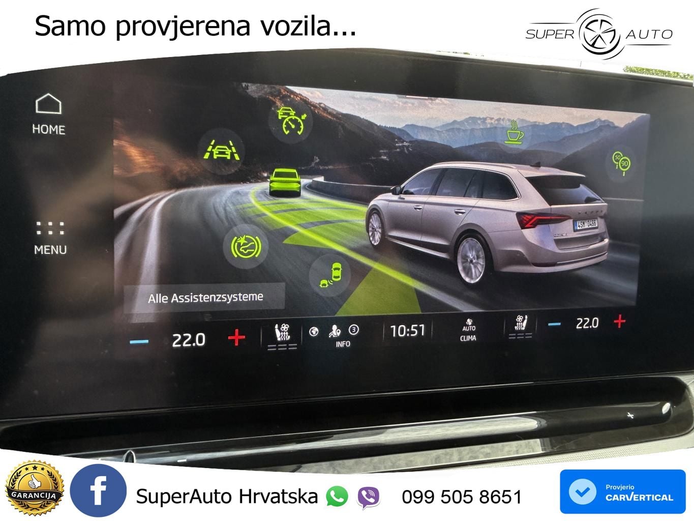 Škoda Octavia Combi 2.0 TDI (150 KS) 4x4 DSG LED+GR SJED+ACC