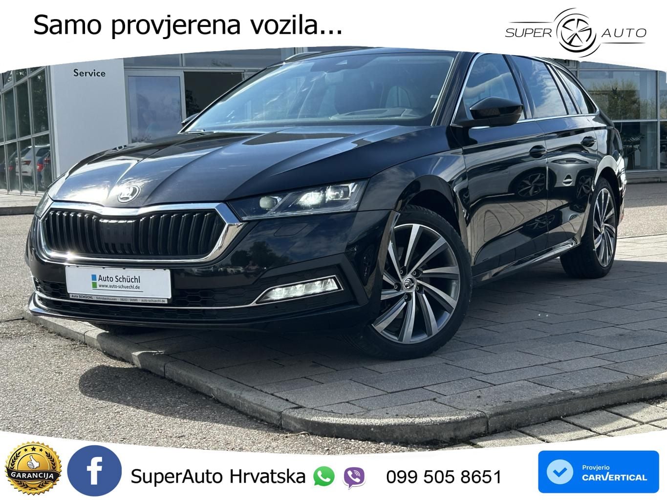 Škoda Octavia Combi 2.0 TDI (150 KS) 4x4 DSG LED+GR SJED+ACC