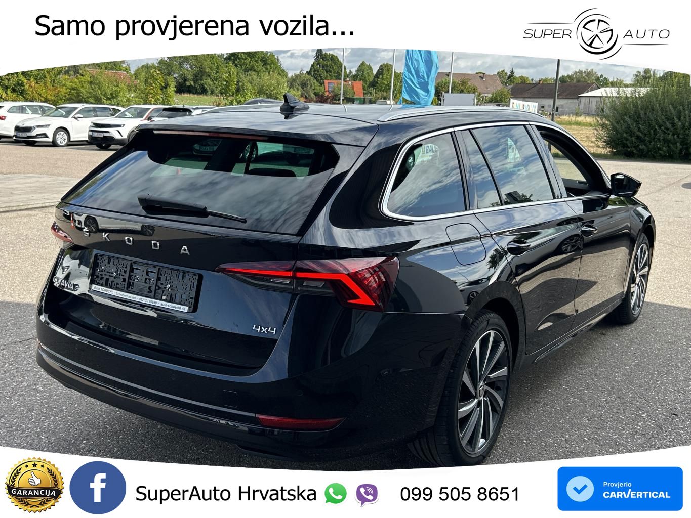 Škoda Octavia Combi 2.0 TDI (150 KS) 4x4 DSG LED+GR SJED+ACC