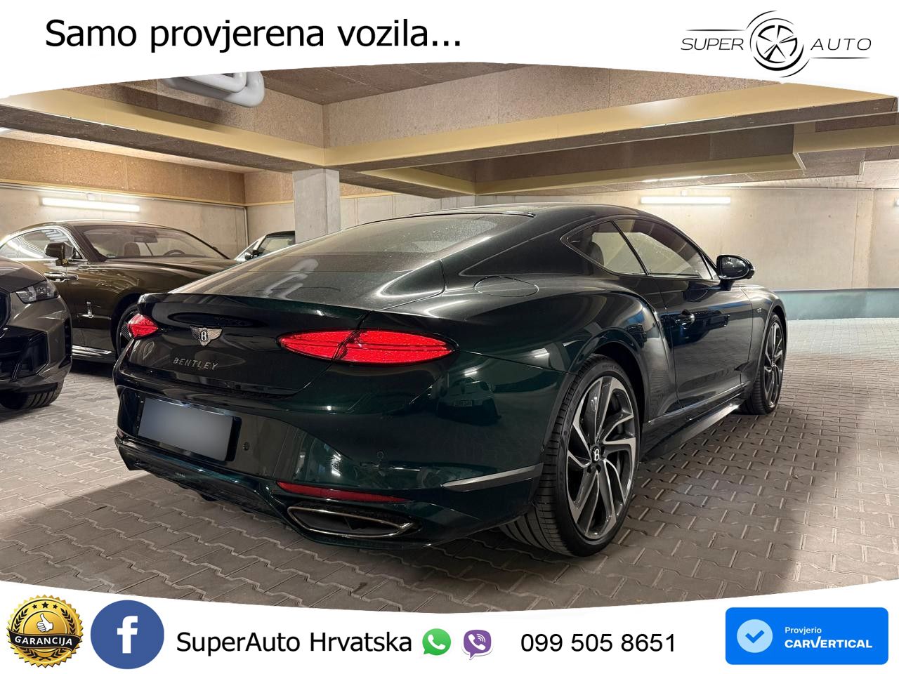 Bentley Continental GT IV 4.0 V8 TFSi (782 KS) AWD DCT LED+GR SJED+ACC