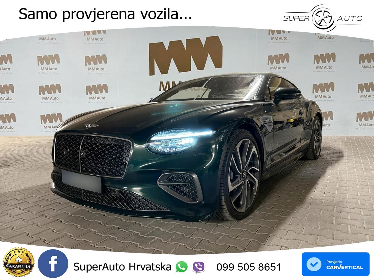 Bentley Continental GT IV 4.0 V8 TFSi (782 KS) AWD DCT LED+GR SJED+ACC