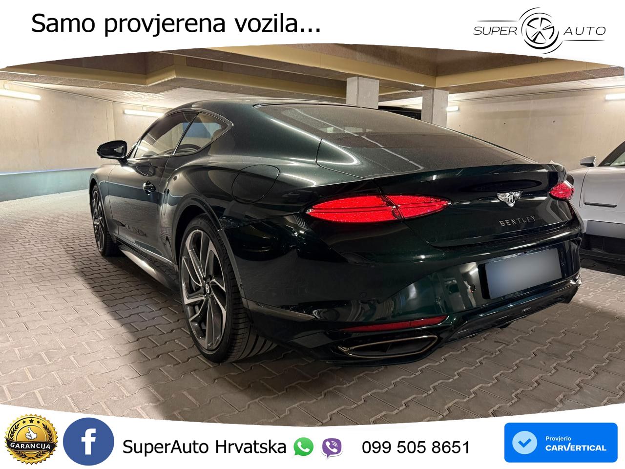 Bentley Continental GT IV 4.0 V8 TFSi (782 KS) AWD DCT LED+GR SJED+ACC