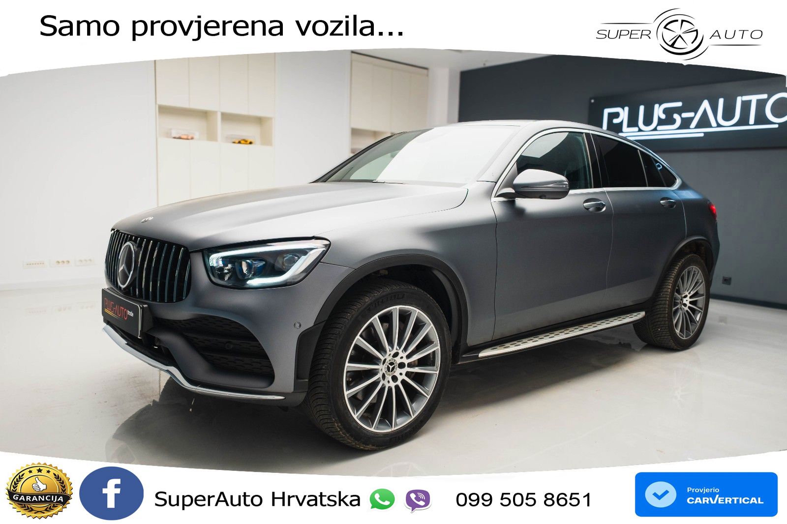 Mercedes GLC Coupe 200 (197 KS) 4MATIC G-TRONIC ZRAČNI+ACC+GR SJED+KAM+PANO