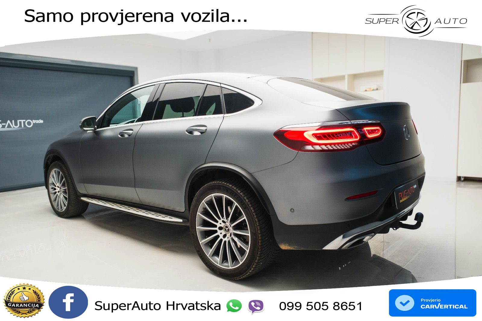 Mercedes GLC Coupe 200 (197 KS) 4MATIC G-TRONIC ZRAČNI+ACC+GR SJED+KAM+PANO