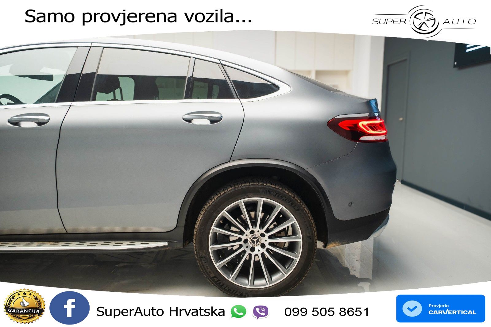 Mercedes GLC Coupe 200 (197 KS) 4MATIC G-TRONIC ZRAČNI+ACC+GR SJED+KAM+PANO