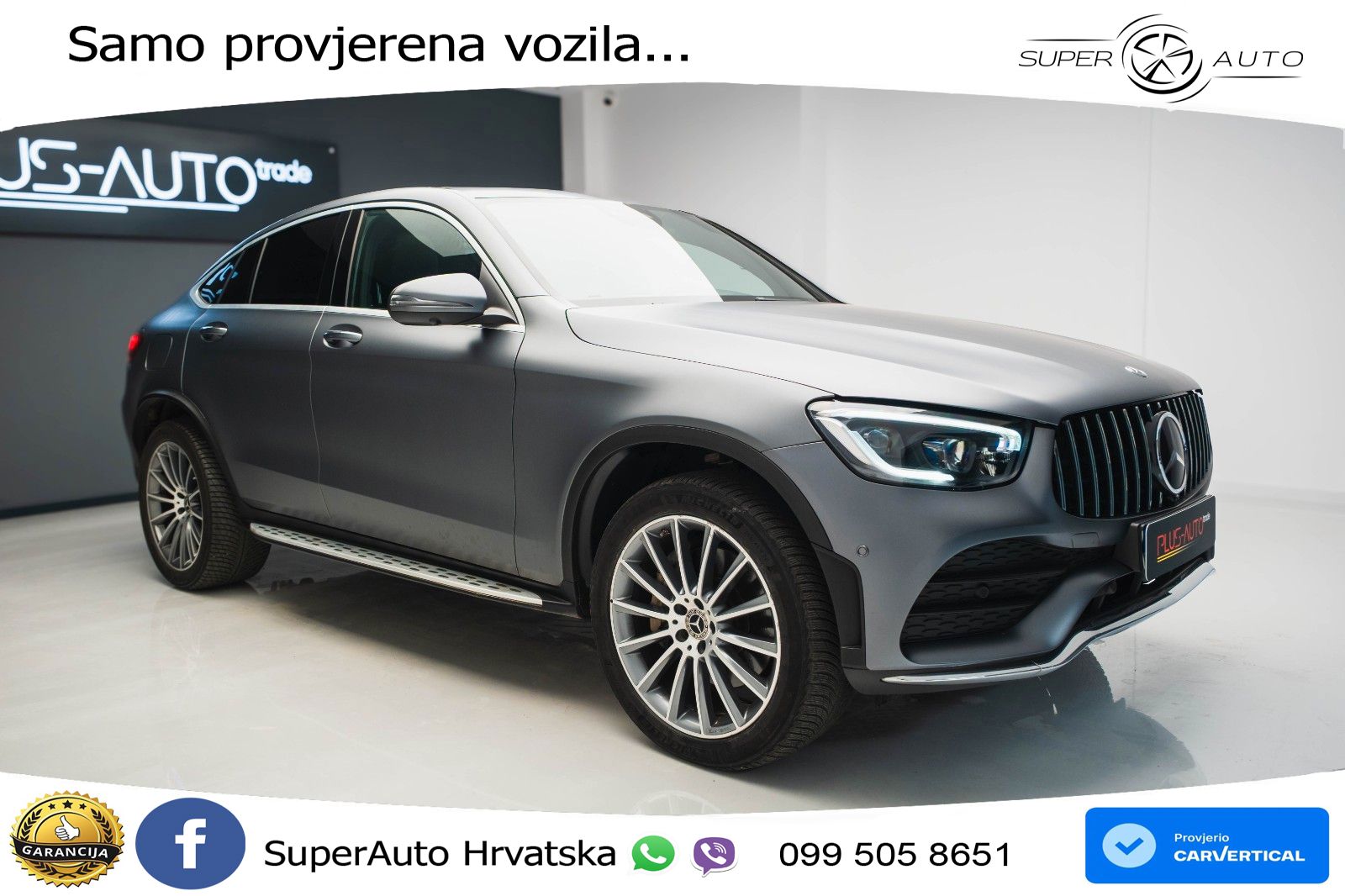 Mercedes GLC Coupe 200 (197 KS) 4MATIC G-TRONIC ZRAČNI+ACC+GR SJED+KAM+PANO