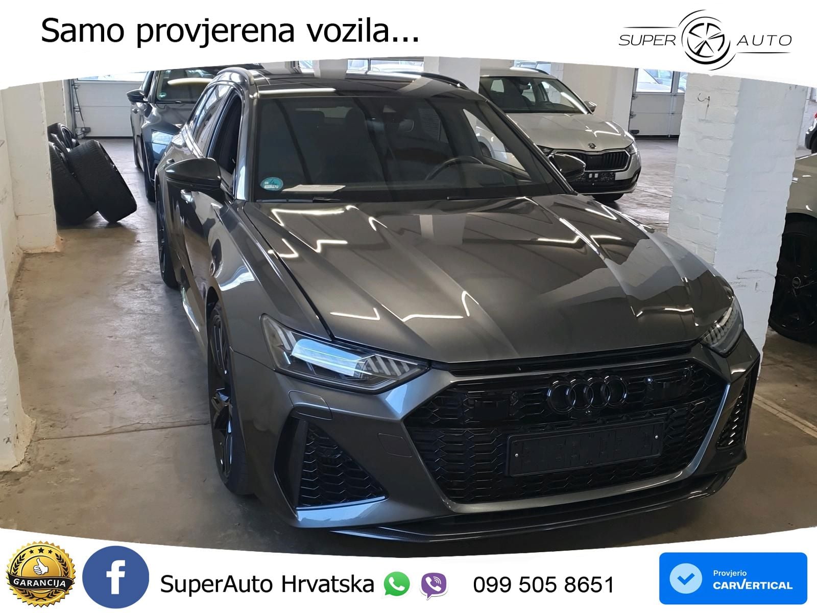 Audi RS6 Avant 4.0 TFSI V8 (600 KS) quattro Tiptronic ACC+HEAD+4xGR SJED+360+PANO