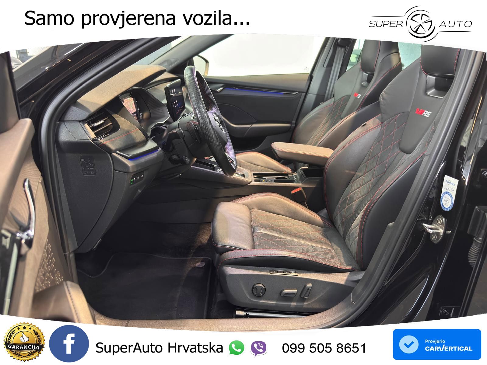 Škoda Octavia Combi RS 2.0 TDI (200 KS) 4x4 DSG LED+GR SJED+ACC
