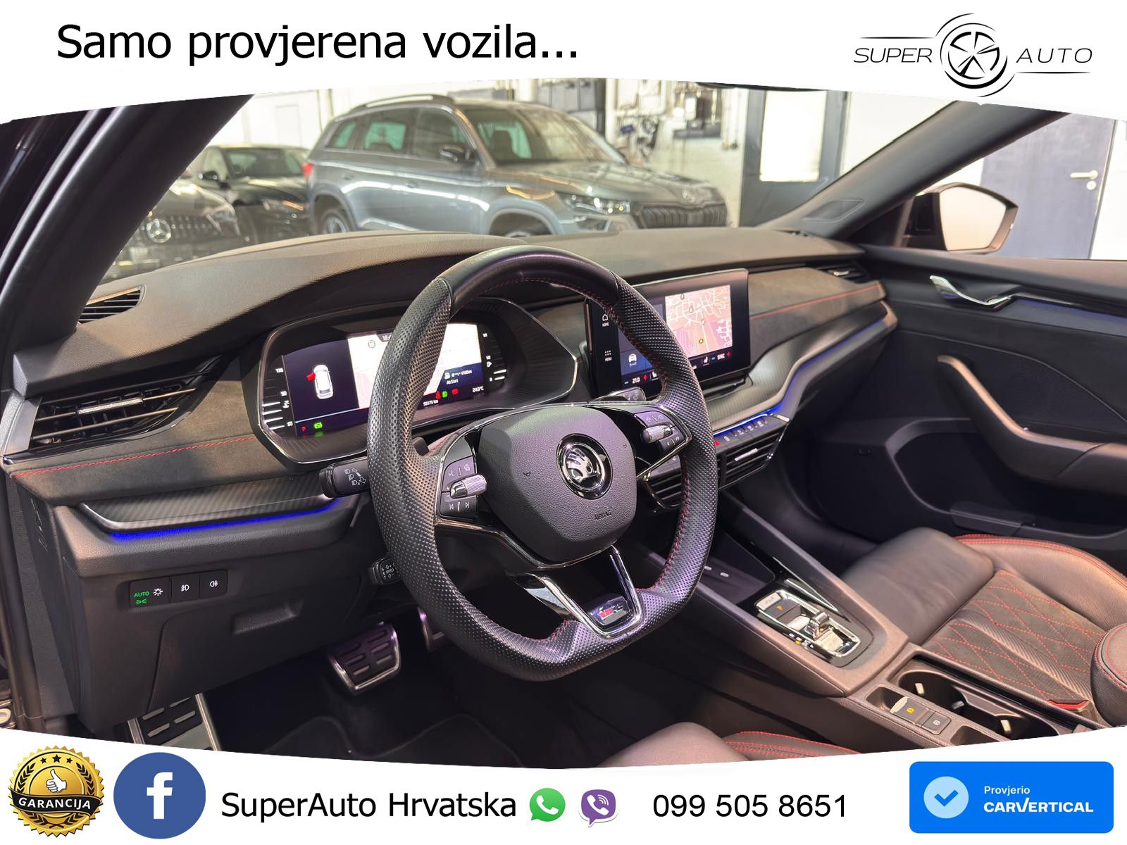 Škoda Octavia Combi RS 2.0 TDI (200 KS) 4x4 DSG LED+GR SJED+ACC