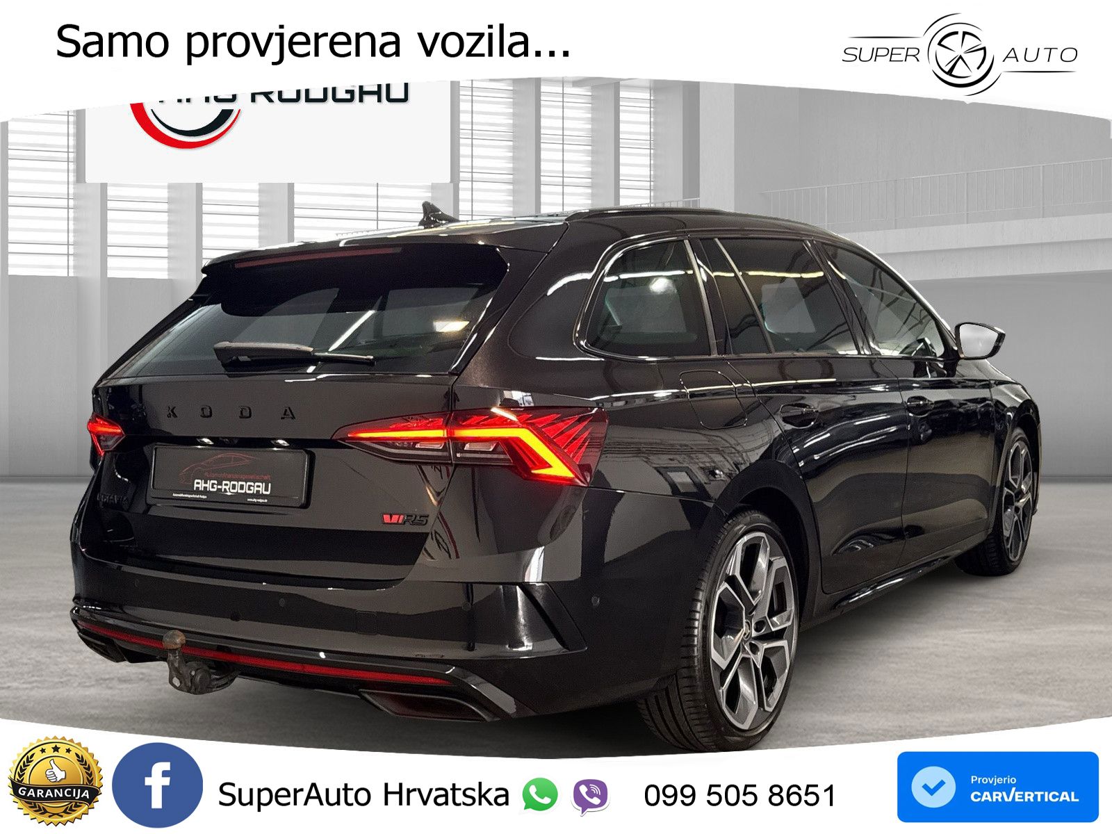 Škoda Octavia Combi RS 2.0 TDI (200 KS) 4x4 DSG LED+GR SJED+ACC