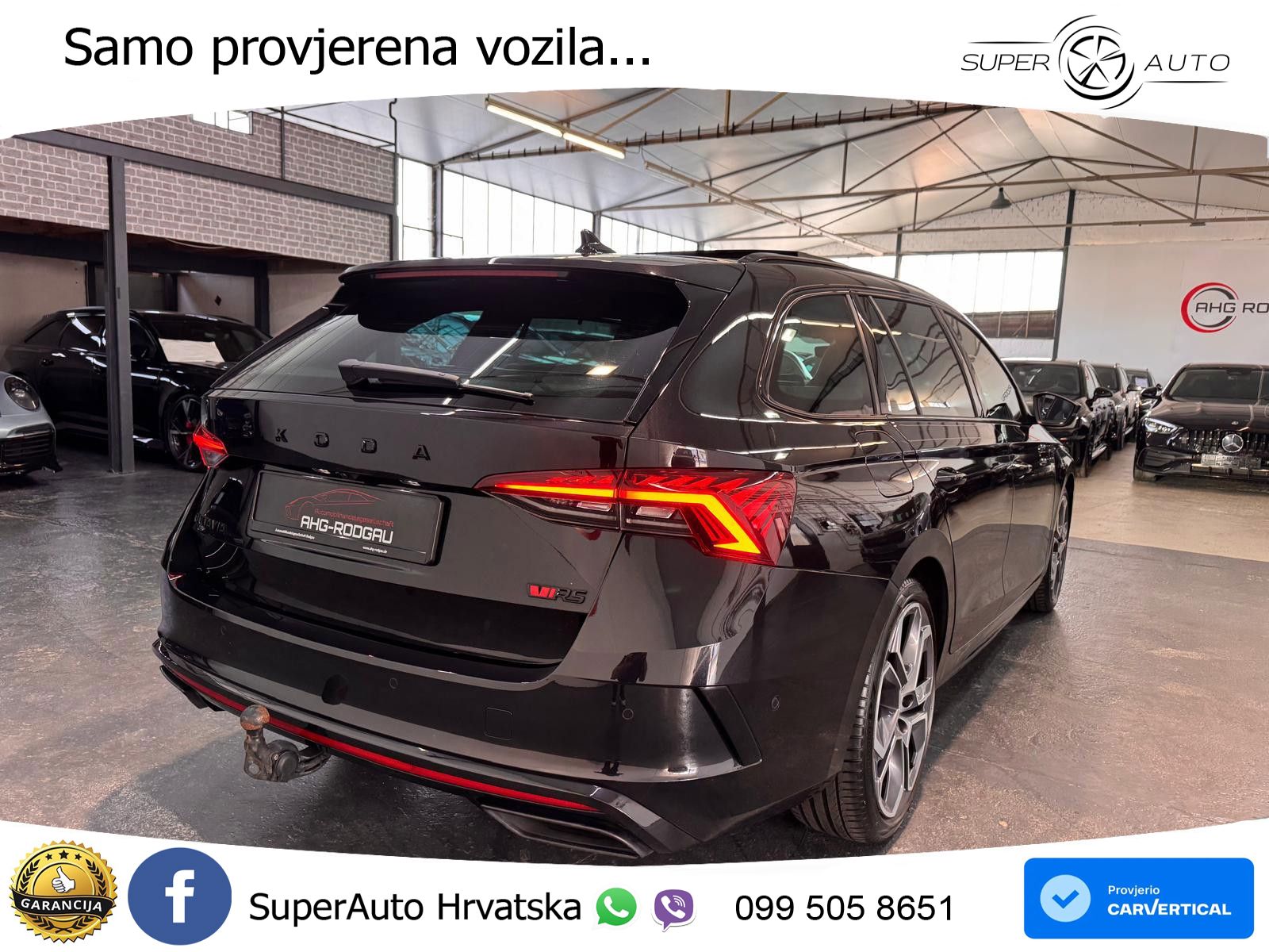 Škoda Octavia Combi RS 2.0 TDI (200 KS) 4x4 DSG LED+GR SJED+ACC