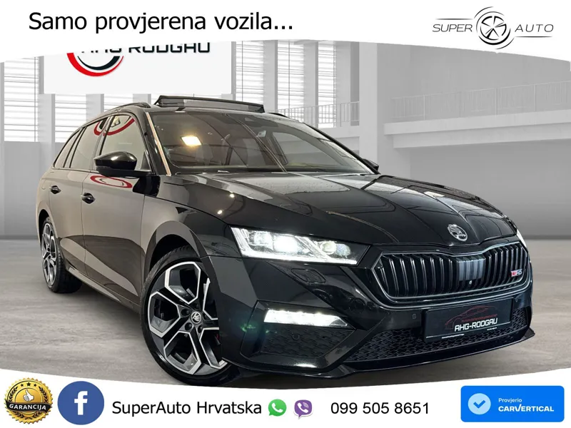 Škoda Octavia Combi RS 2.0 TDI (200 KS) 4x4 DSG LED+GR SJED+ACC