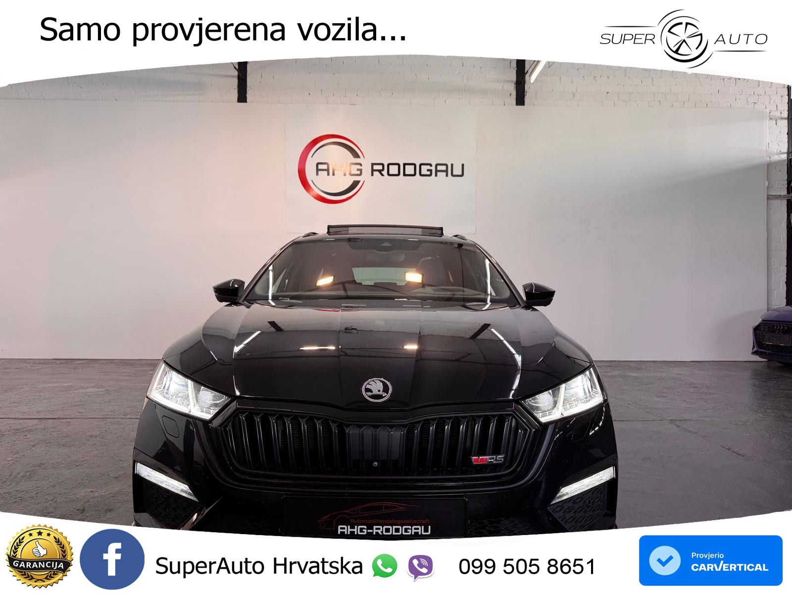 Škoda Octavia Combi RS 2.0 TDI (200 KS) 4x4 DSG LED+GR SJED+ACC