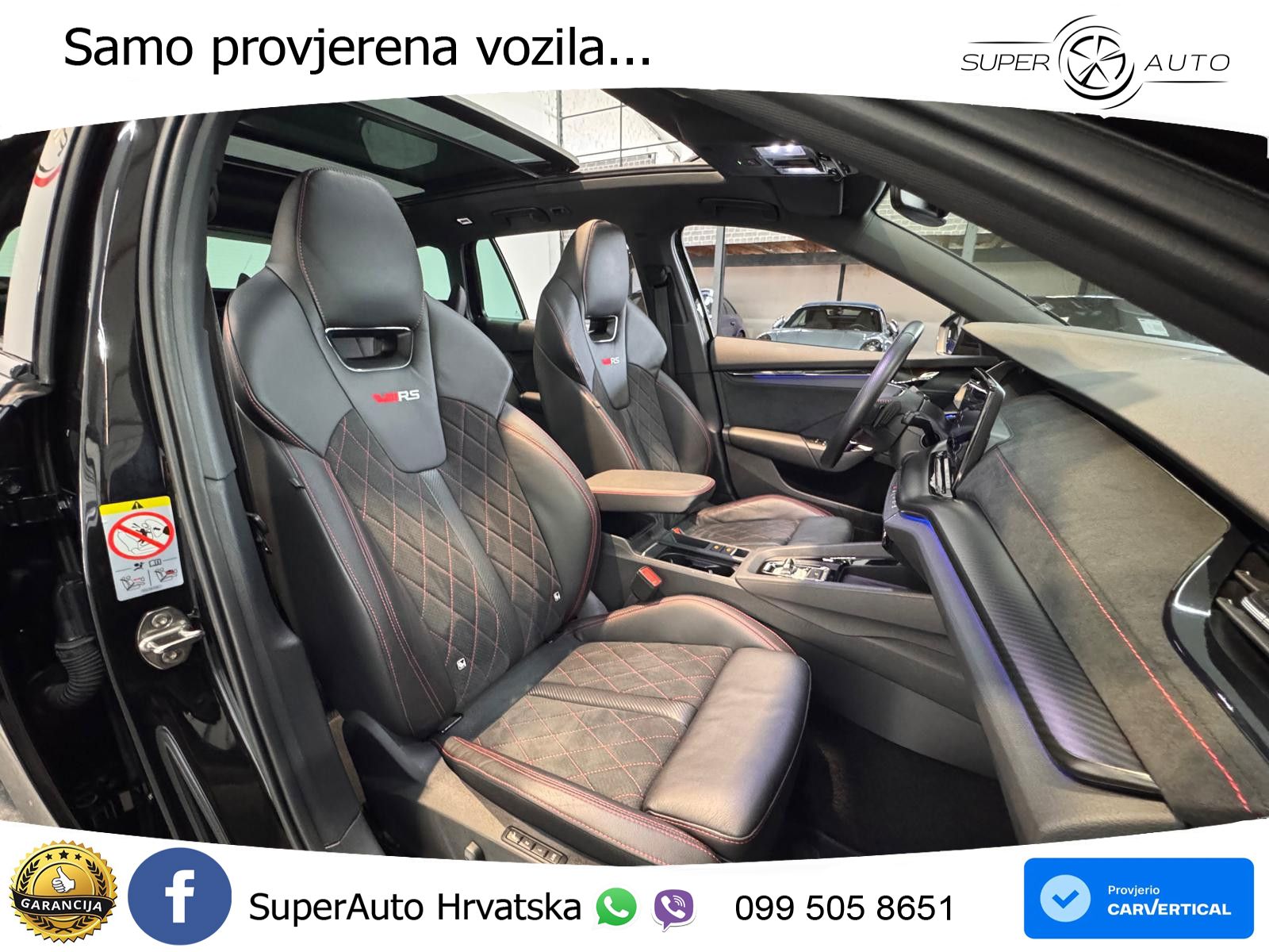 Škoda Octavia Combi RS 2.0 TDI (200 KS) 4x4 DSG LED+GR SJED+ACC