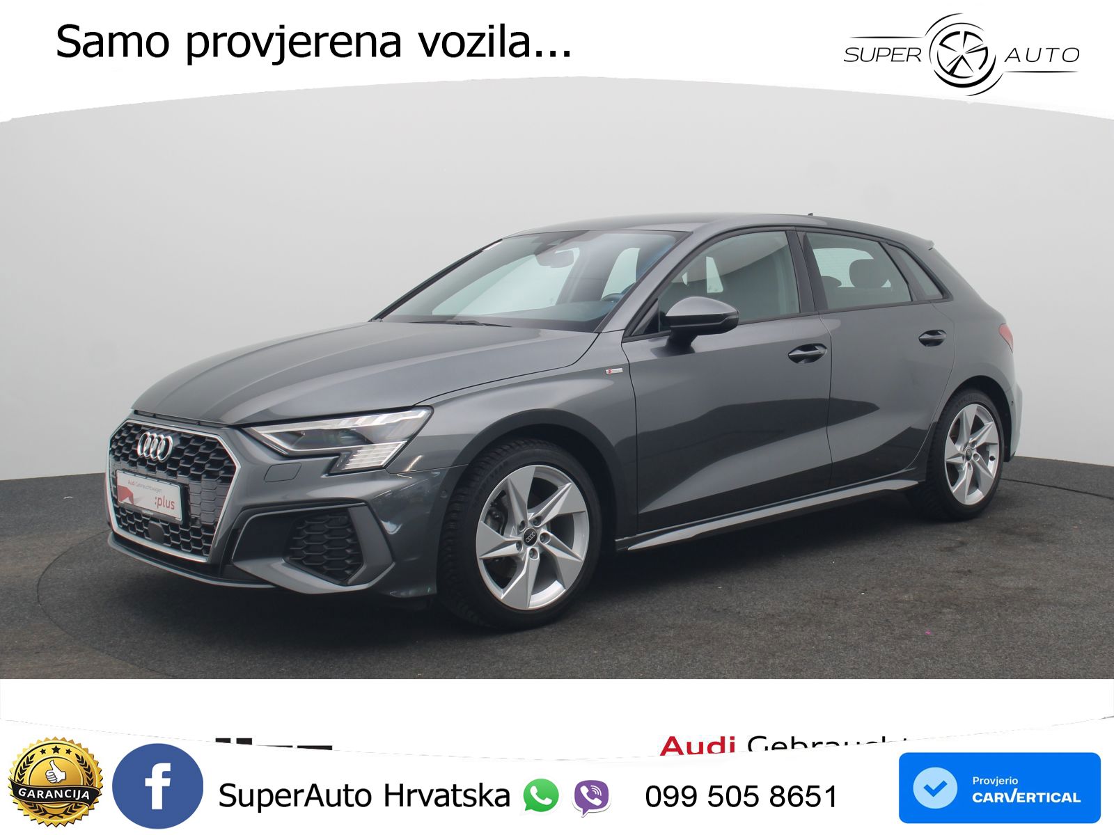 Audi A3 35 TFSI (150 KS) S tronic S line LED+GR SJED+ACC