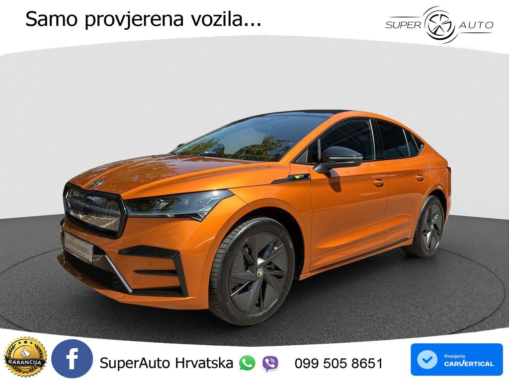 Škoda Enyaq iV RS 82 kWh (299 KS) AWD Suite MATRIX+GR SJED+KAM