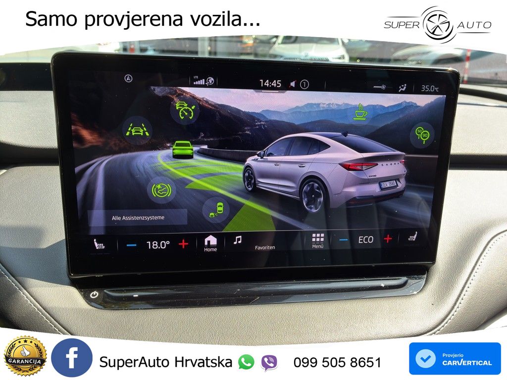 Škoda Enyaq iV RS 82 kWh (299 KS) AWD Suite MATRIX+GR SJED+KAM