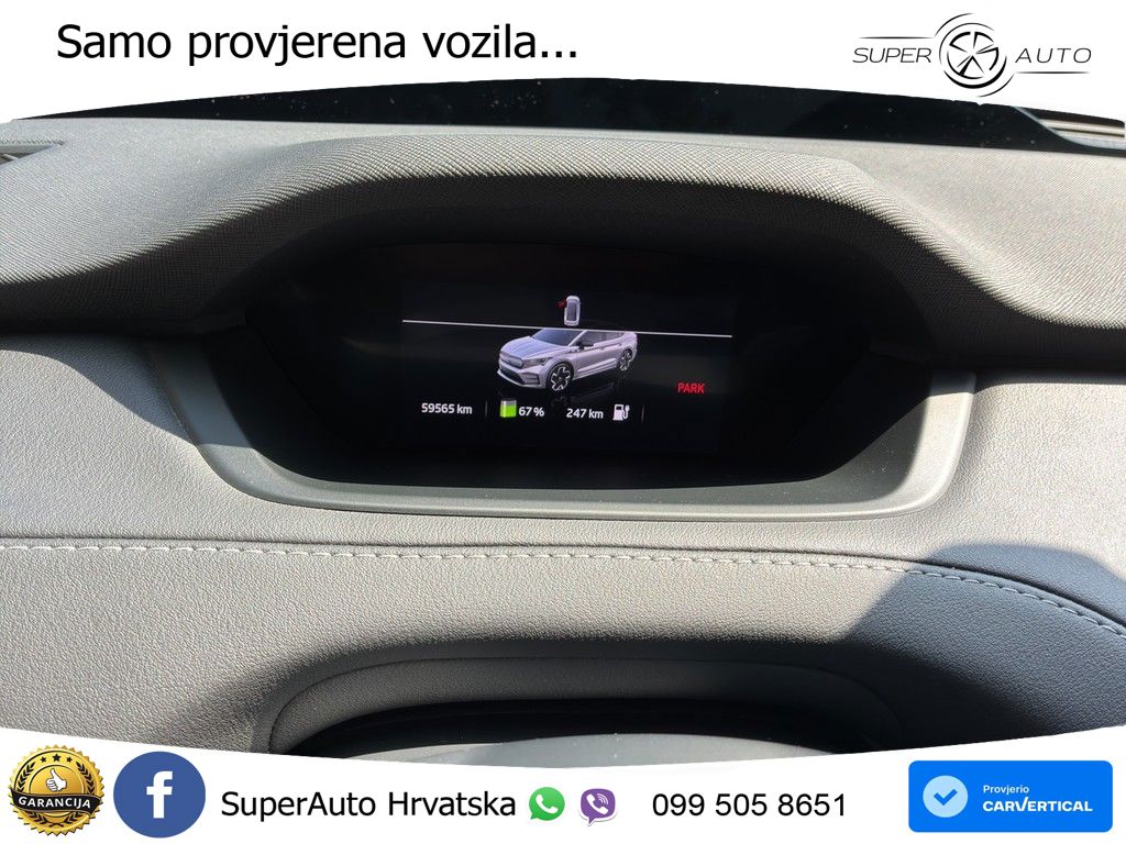 Škoda Enyaq iV RS 82 kWh (299 KS) AWD Suite MATRIX+GR SJED+KAM