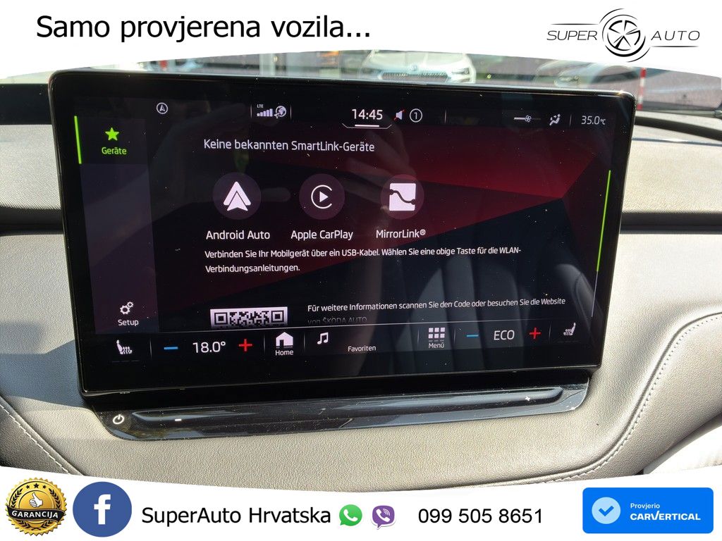 Škoda Enyaq iV RS 82 kWh (299 KS) AWD Suite MATRIX+GR SJED+KAM
