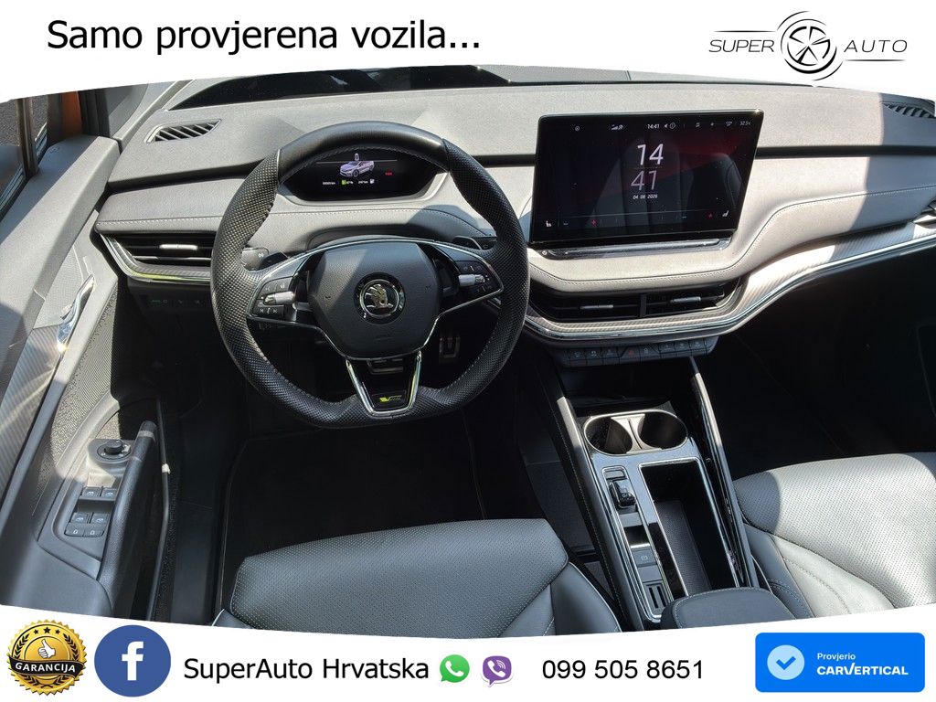 Škoda Enyaq iV RS 82 kWh (299 KS) AWD Suite MATRIX+GR SJED+KAM