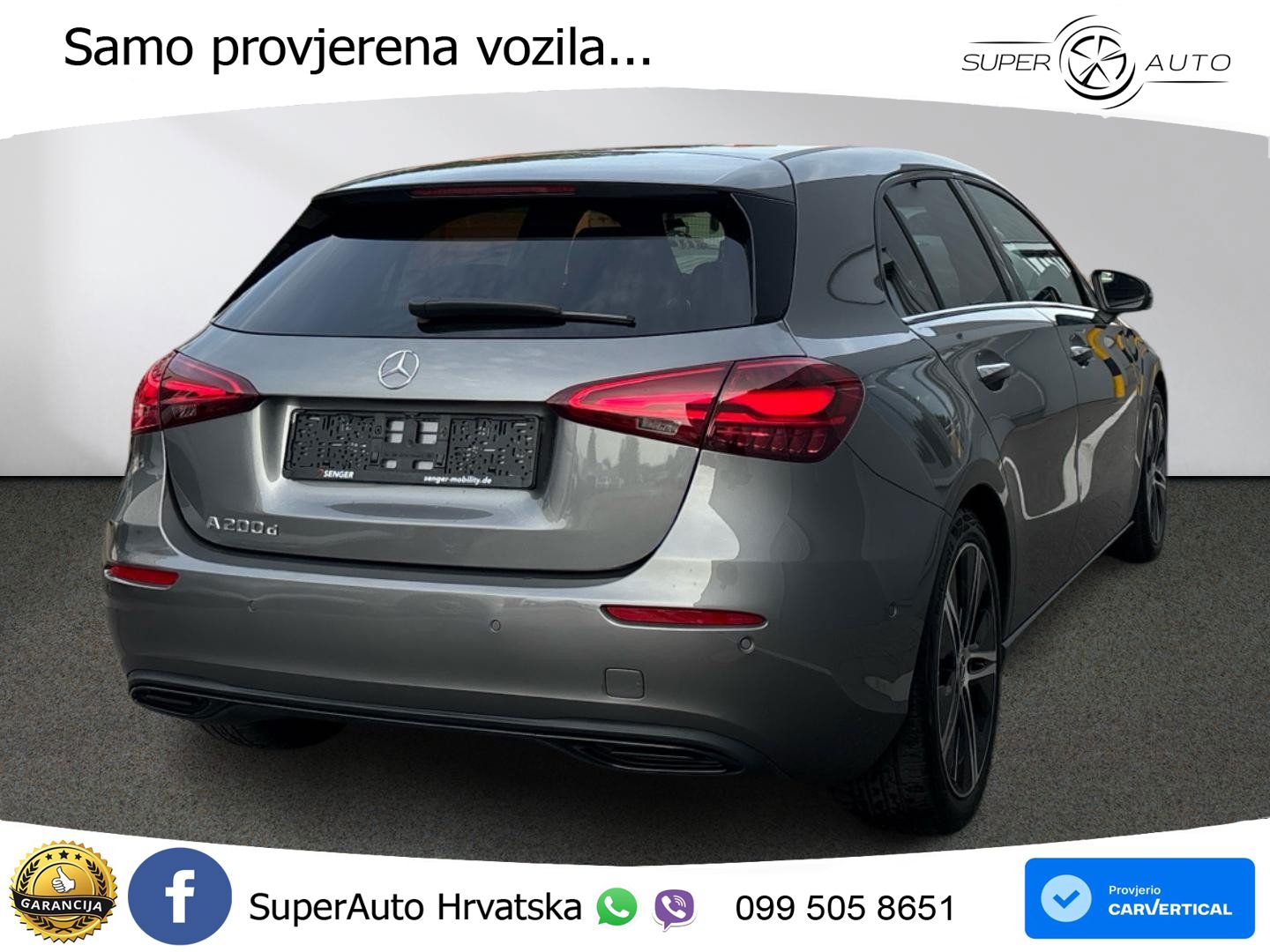 Mercedes-Benz A 200d 8G-DCT LED+GR SJED+ACC