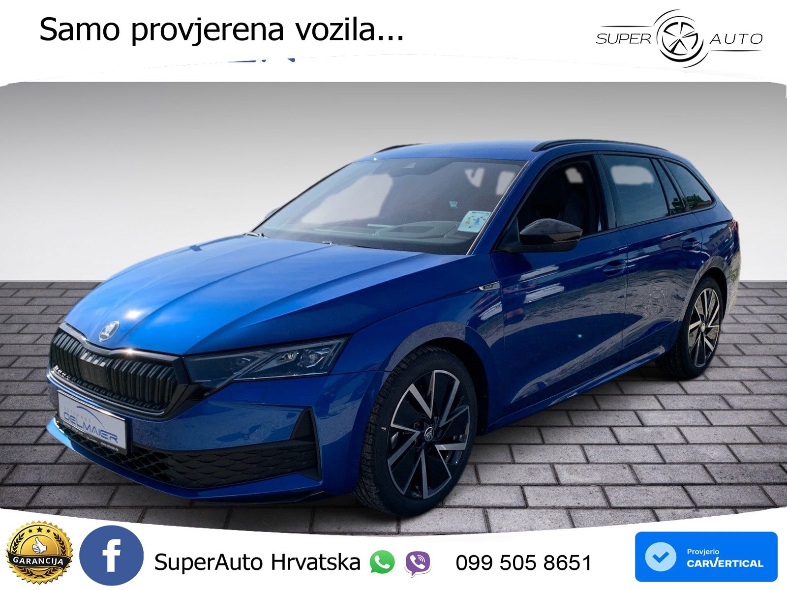 Škoda Octavia Combi 1.5 TSI (150 KS) DSG SportLine MATRIX+GR SJED+KAM