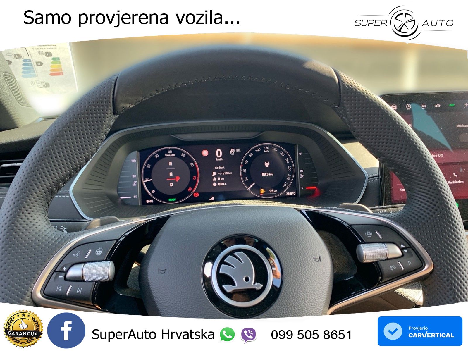 Škoda Octavia Combi 1.5 TSI (150 KS) DSG SportLine MATRIX+GR SJED+KAM