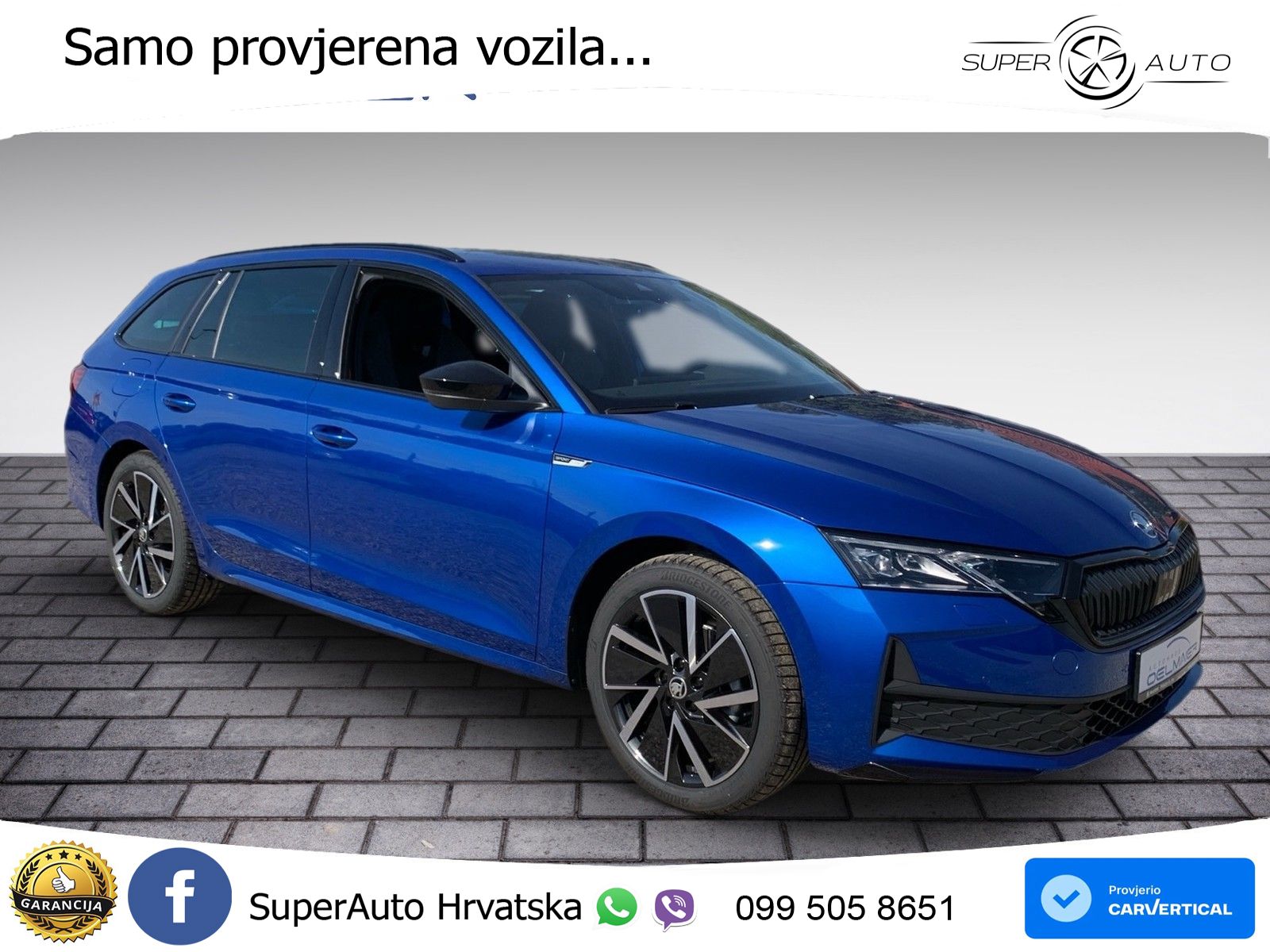 Škoda Octavia Combi 1.5 TSI (150 KS) DSG SportLine MATRIX+GR SJED+KAM