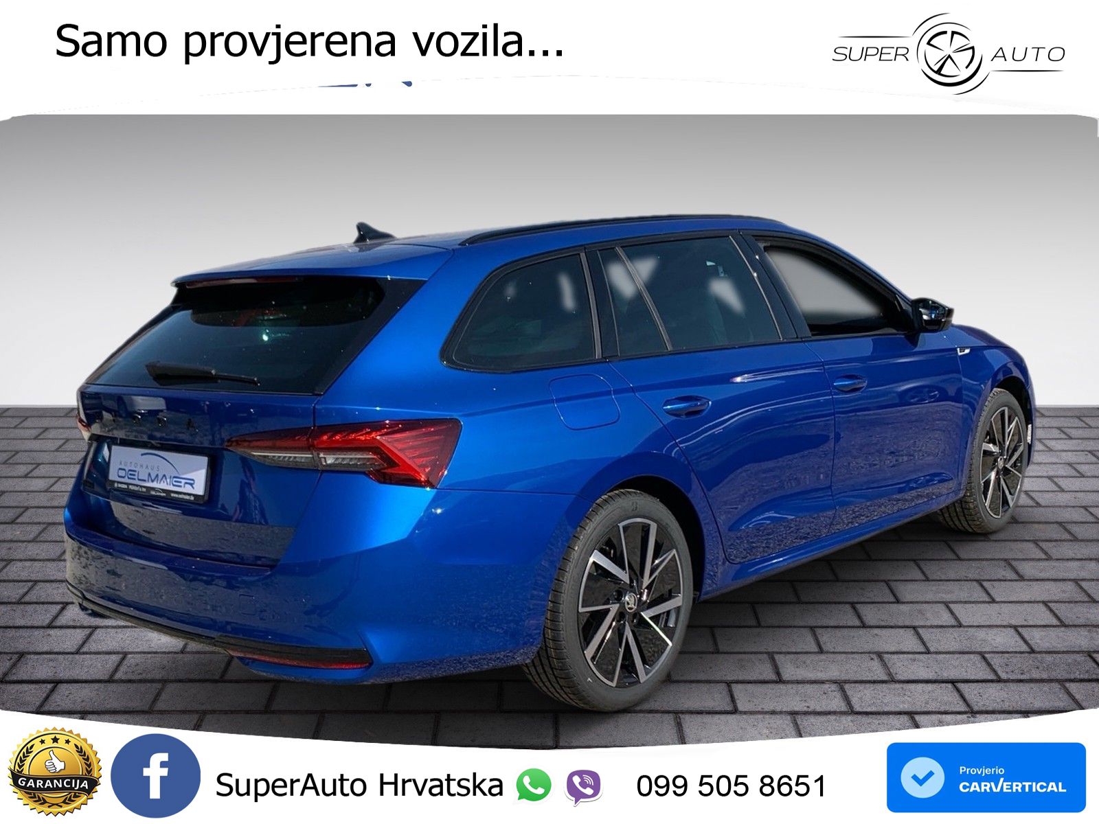 Škoda Octavia Combi 1.5 TSI (150 KS) DSG SportLine MATRIX+GR SJED+KAM