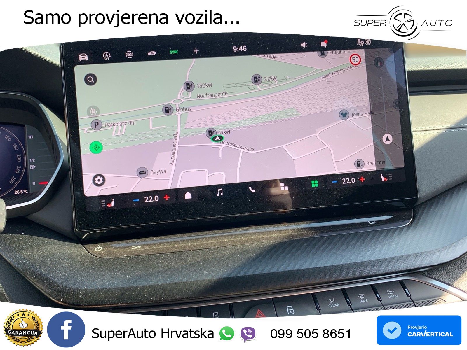 Škoda Octavia Combi 1.5 TSI (150 KS) DSG SportLine MATRIX+GR SJED+KAM