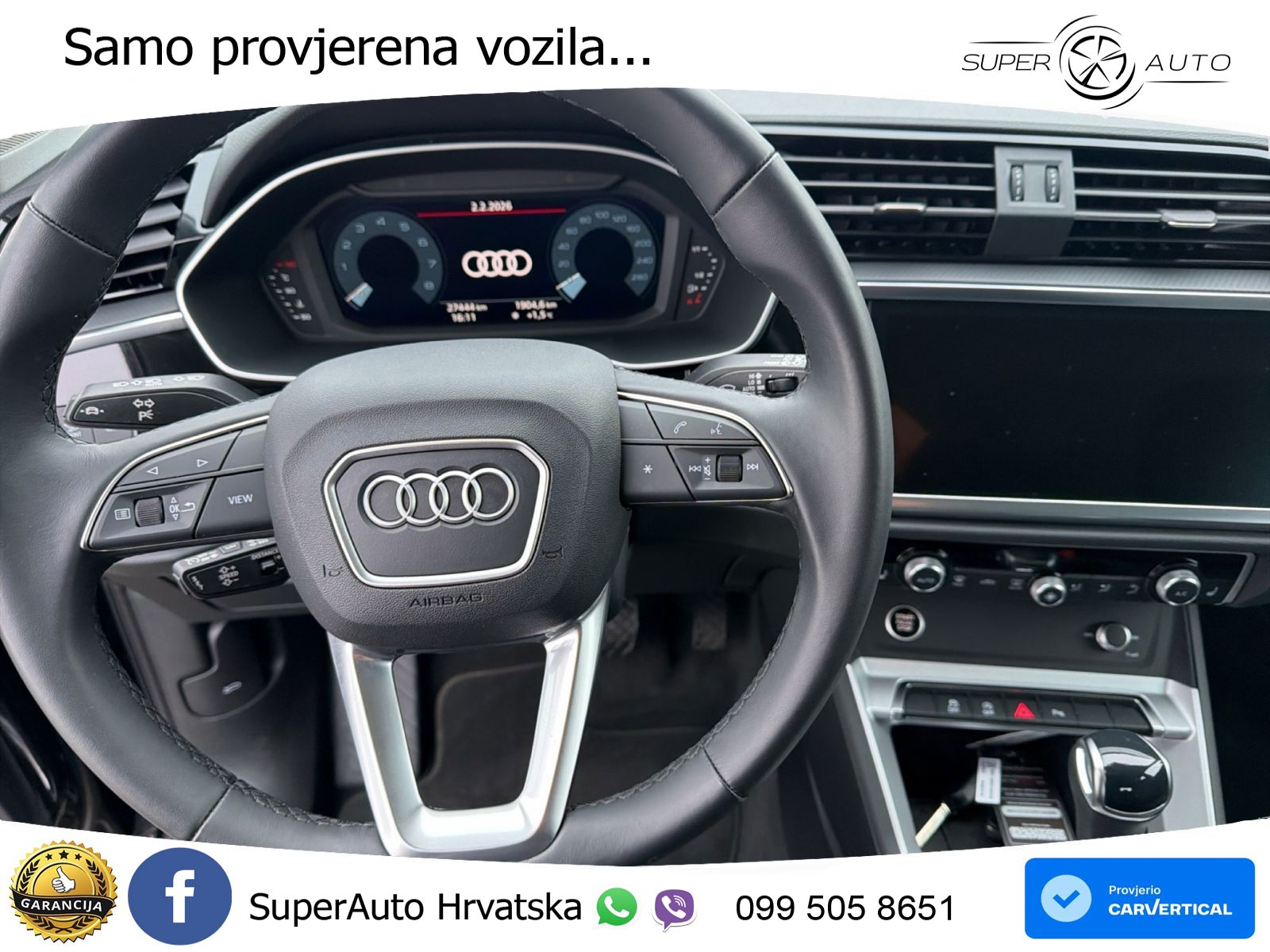 Audi Q3 35 TFSI (150 KS) S tronic advanced LED+GR SJED+ACC