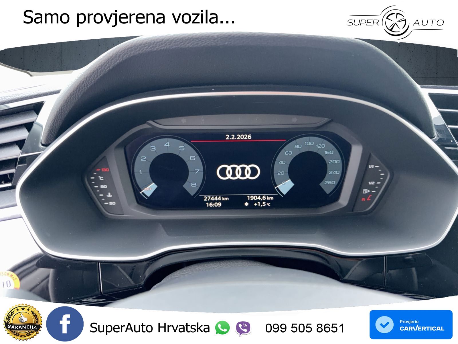 Audi Q3 35 TFSI (150 KS) S tronic advanced LED+GR SJED+ACC