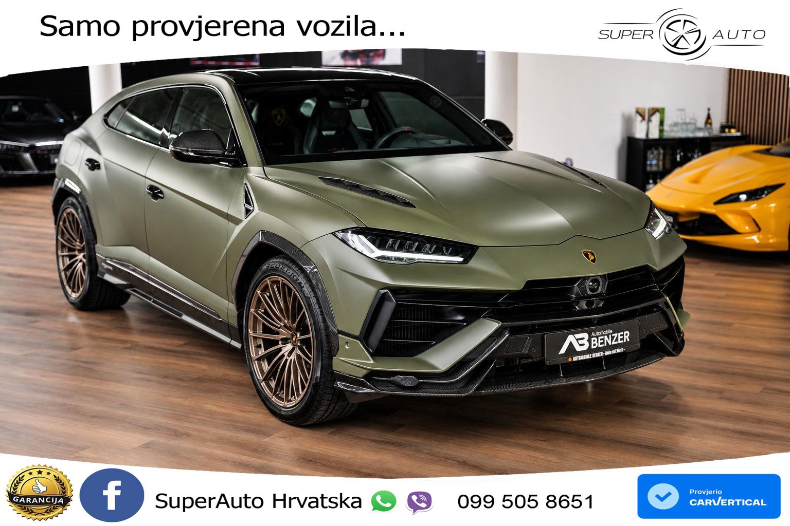 Lamborghini Urus S 4.0 V8 (666 KS) 4WD Automatic LED+GR SJED+ACC