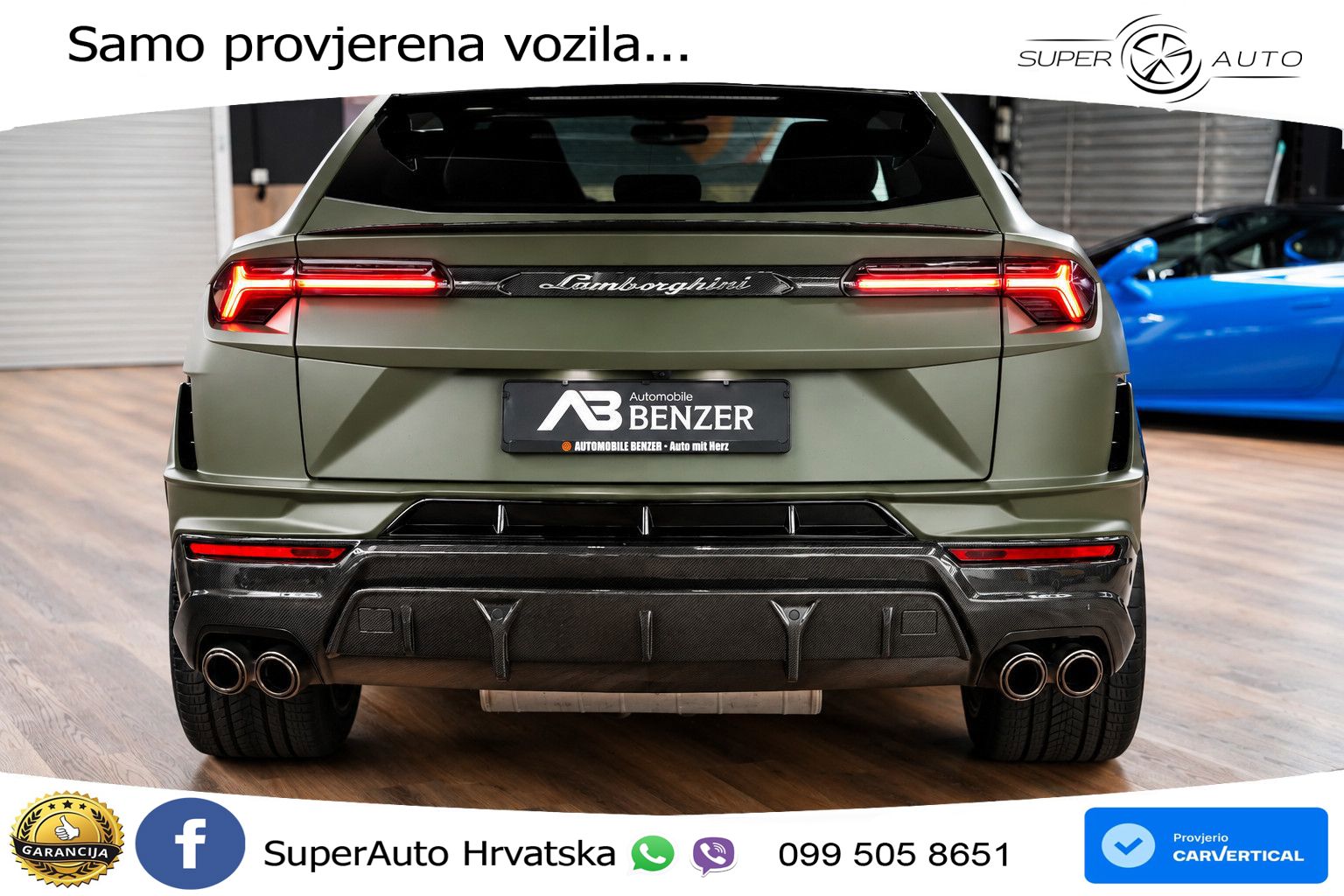 Lamborghini Urus S 4.0 V8 (666 KS) 4WD Automatic LED+GR SJED+ACC