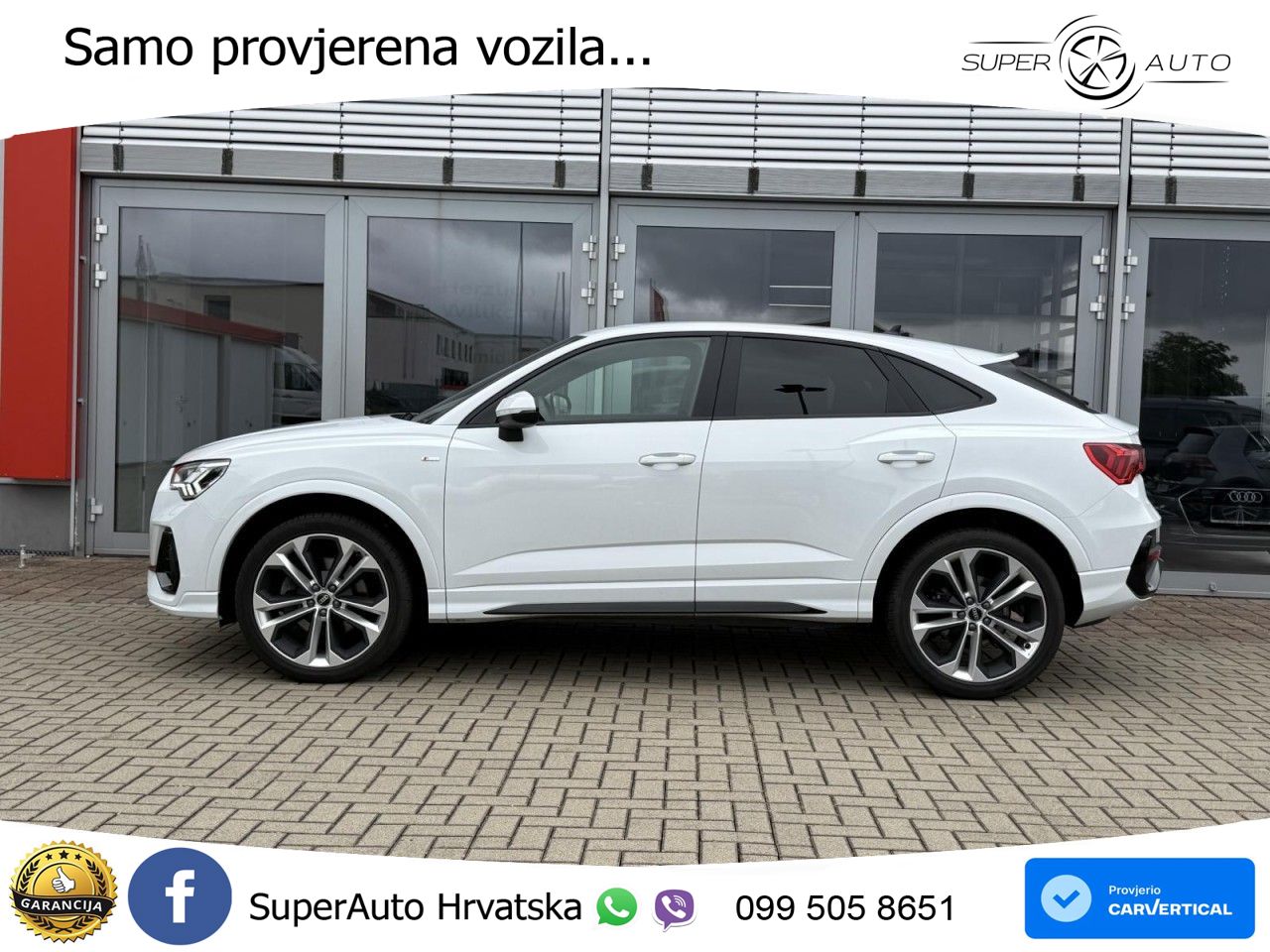 Audi Q3 Sportback 40 TDI (200 KS) quattro S tronic S line MATRIX+GR SJED+KAM