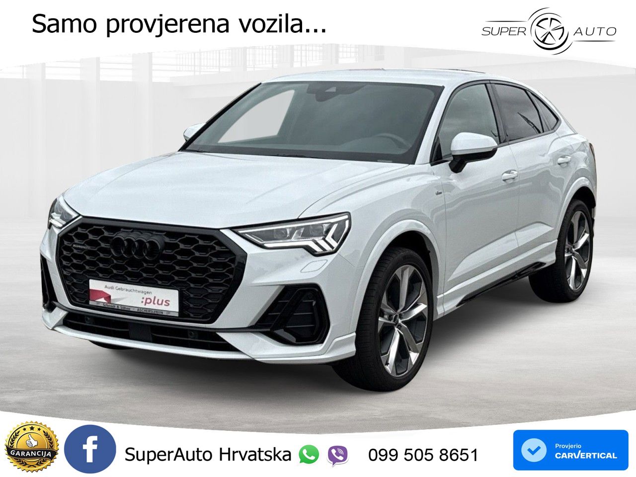 Audi Q3 Sportback 40 TDI (200 KS) quattro S tronic S line MATRIX+GR SJED+KAM
