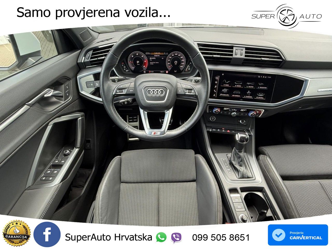 Audi Q3 Sportback 40 TDI (200 KS) quattro S tronic S line MATRIX+GR SJED+KAM