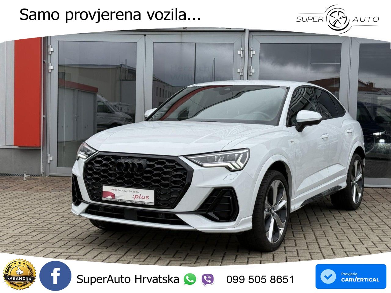 Audi Q3 Sportback 40 TDI (200 KS) quattro S tronic S line MATRIX+GR SJED+KAM