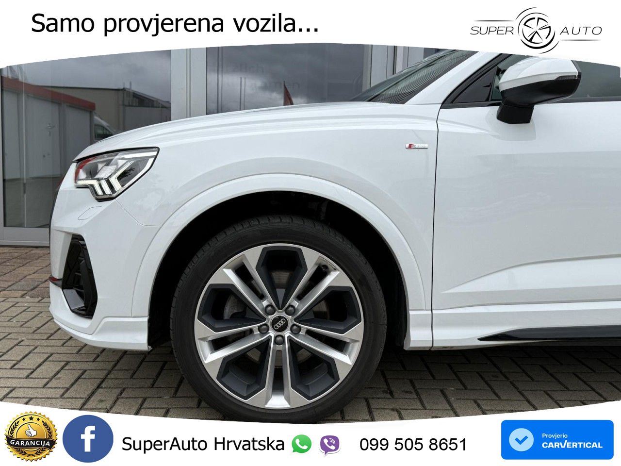 Audi Q3 Sportback 40 TDI (200 KS) quattro S tronic S line MATRIX+GR SJED+KAM