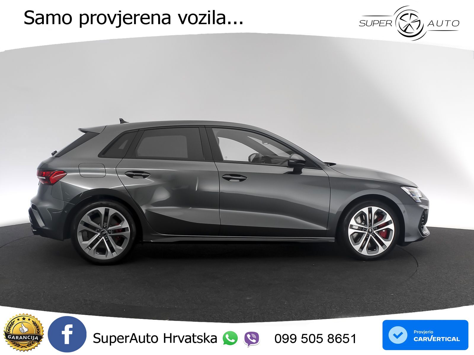 Audi S3 2.0 TFSI (333 KS) quattro S tronic MATRIX+GR SJED+KAM