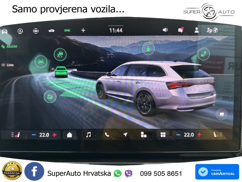 Škoda Octavia Combi 2.0 TDI (150 KS) DSG SportLine LED+GR SJED+ACC