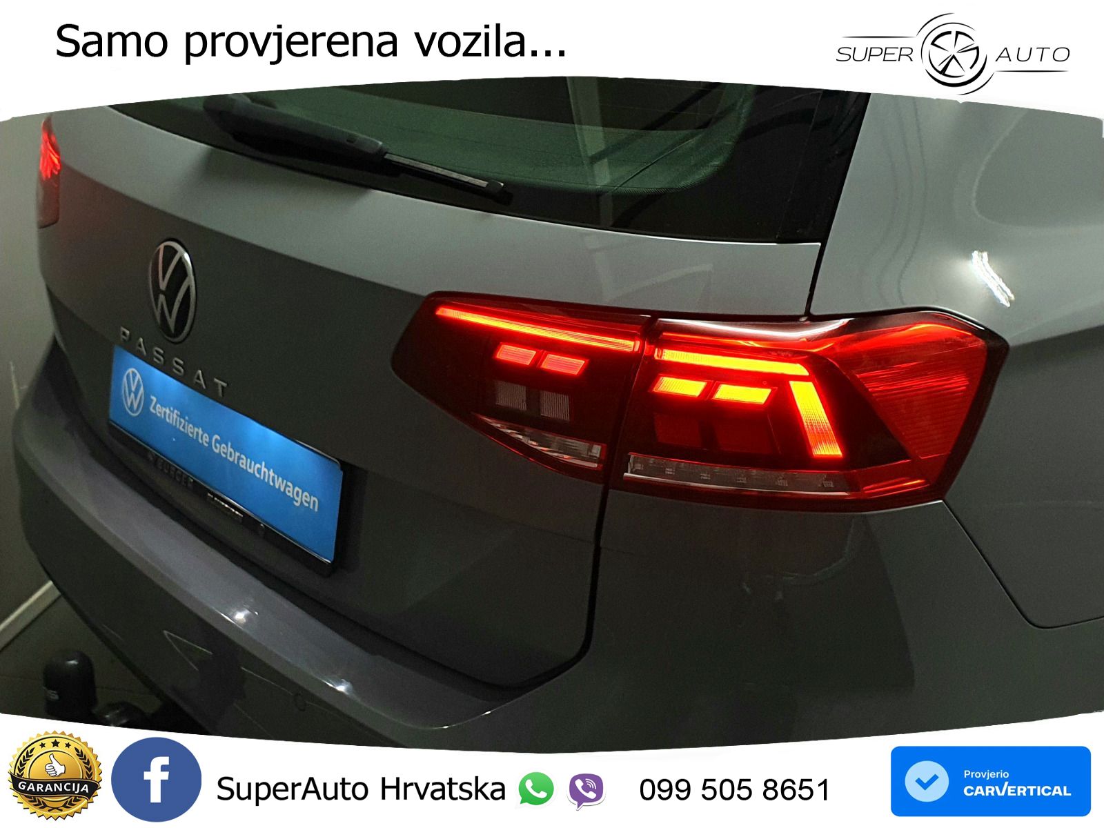 Volkswagen Passat Variant 2.0 TSI (190 KS) DSG Business LED+GR SJED+ACC