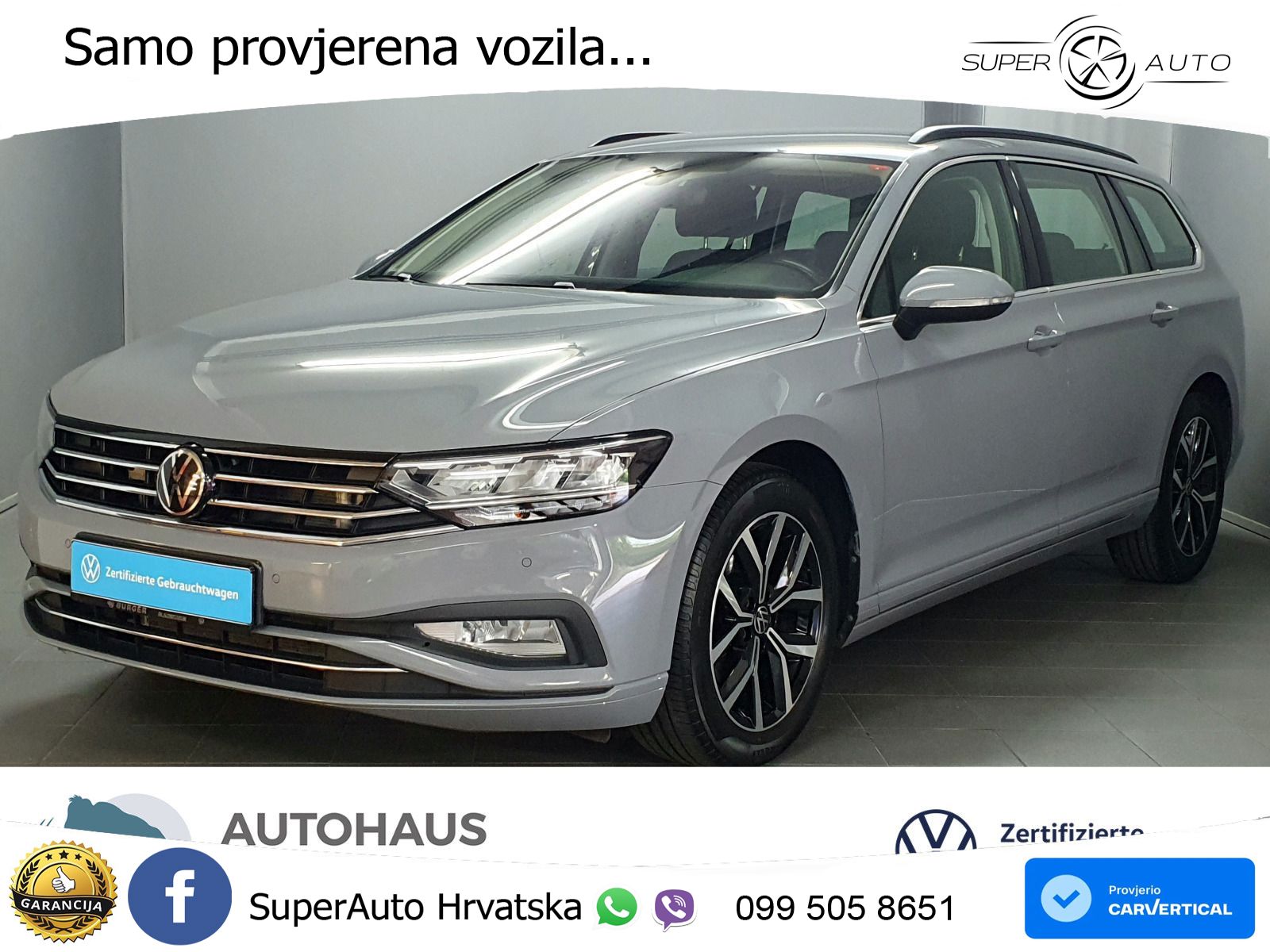 Volkswagen Passat Variant 2.0 TSI (190 KS) DSG Business LED+GR SJED+ACC