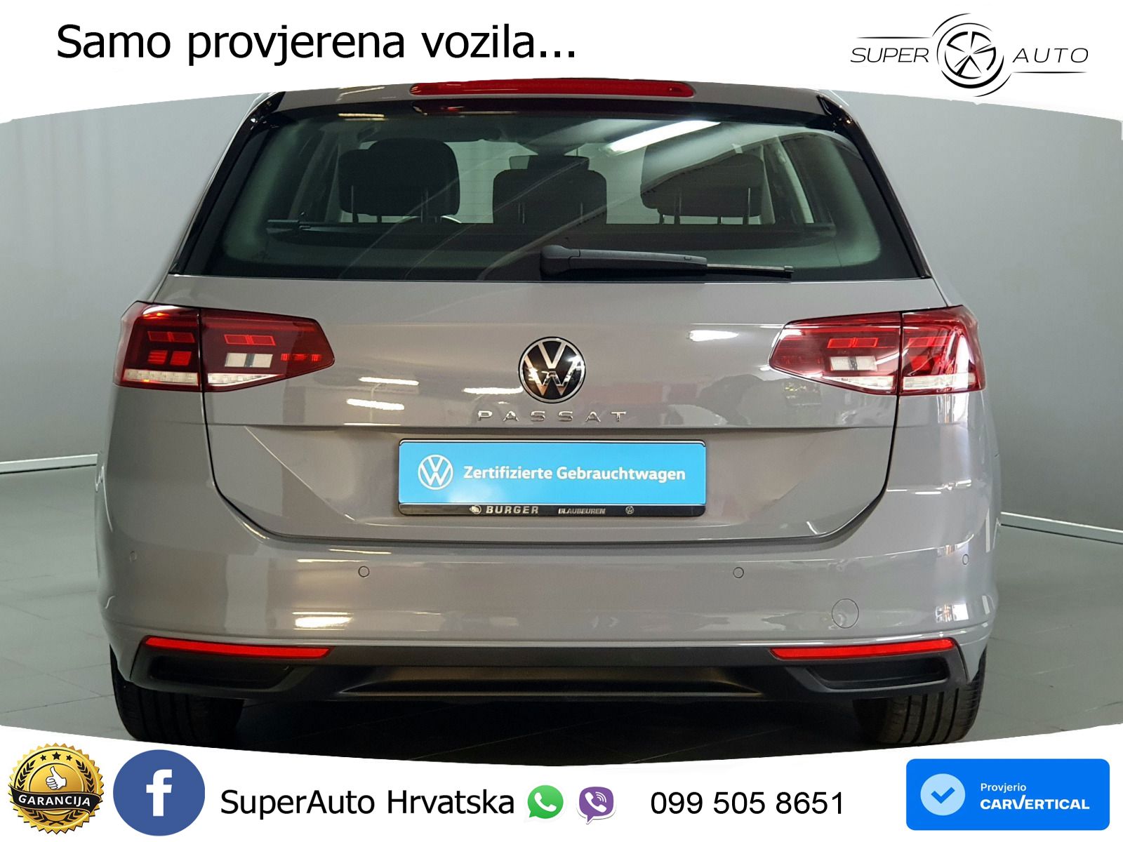Volkswagen Passat Variant 2.0 TSI (190 KS) DSG Business LED+GR SJED+ACC