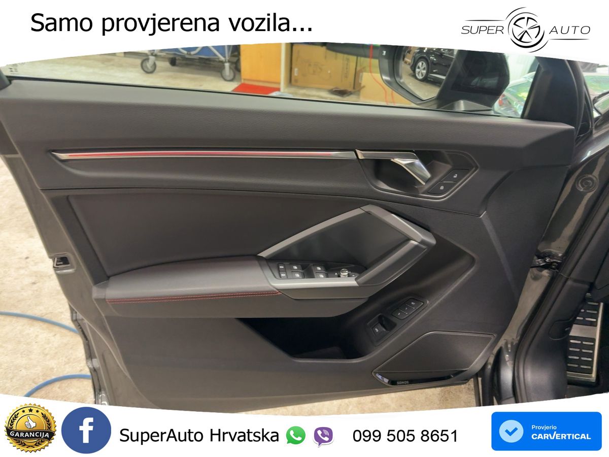 Audi Q3 Sportback 45 TFSI (245 KS) quattro S tronic S line MATRIX+GR SJED+KAM