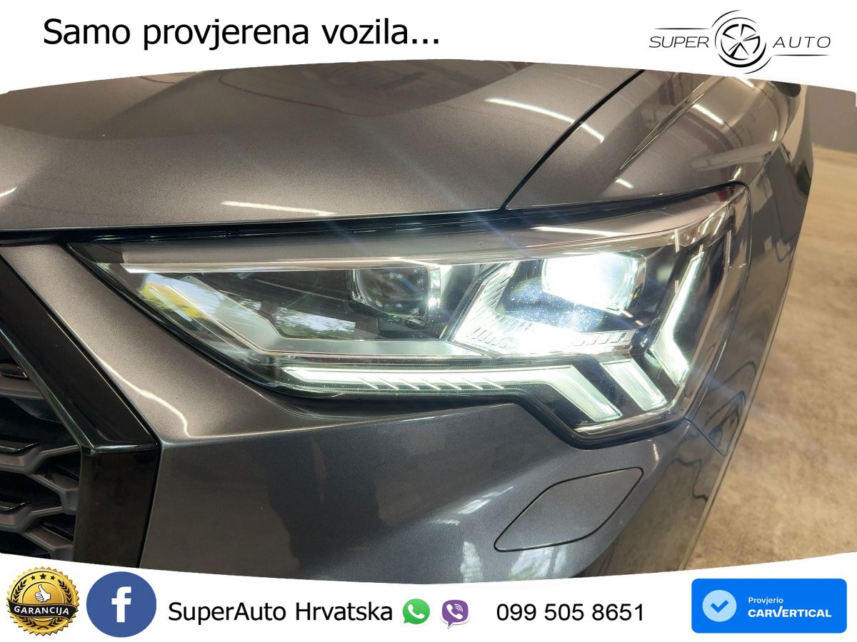 Audi Q3 Sportback 45 TFSI (245 KS) quattro S tronic S line MATRIX+GR SJED+KAM