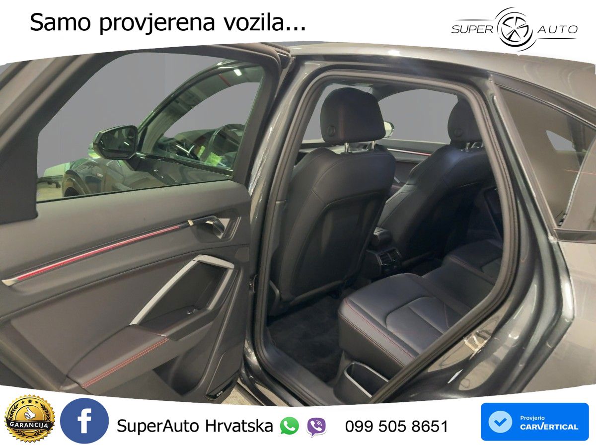 Audi Q3 Sportback 45 TFSI (245 KS) quattro S tronic S line MATRIX+GR SJED+KAM