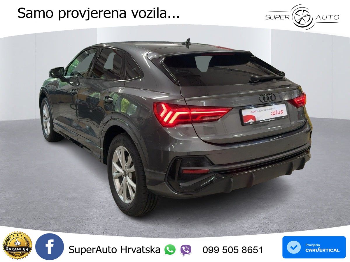 Audi Q3 Sportback 45 TFSI (245 KS) quattro S tronic S line MATRIX+GR SJED+KAM